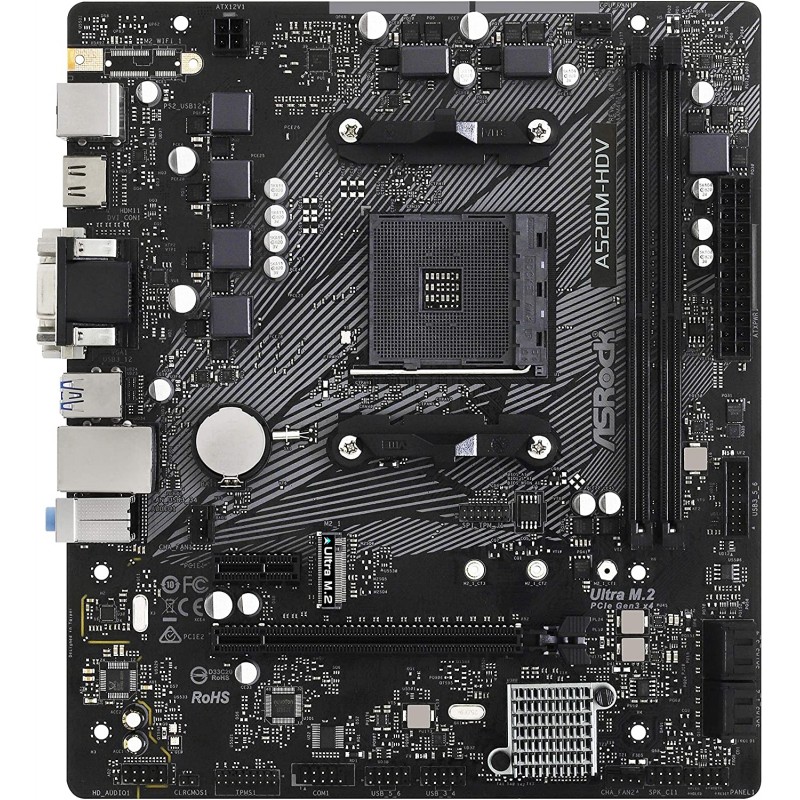 Asrock A520M-HDV (AM4)