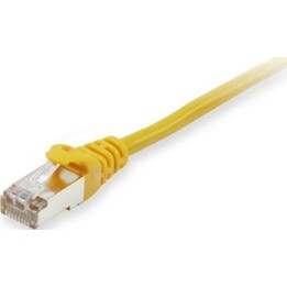 Câble de Raccordement EQUIP Cat6 S/FTP 2xRJ45 25m Jaune LSZH Polybag