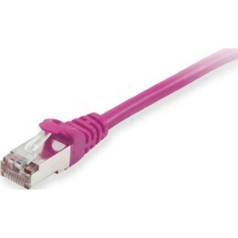 EQUIP Cat6 S/FTP 2xRJ45 Patch Cable 40m Purple LSZH Plastic Bag