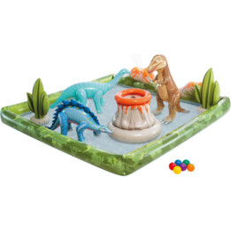 INTEX 56132NP Centre de jeux gonflable Jurassic Adventure multicolore