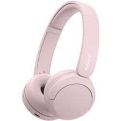 Écouteurs Bluetooth sans fil Sony WH-CH520, conception légère, rose