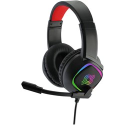 Casque gaming gs301/noir/rouge mrgs301 mediarange