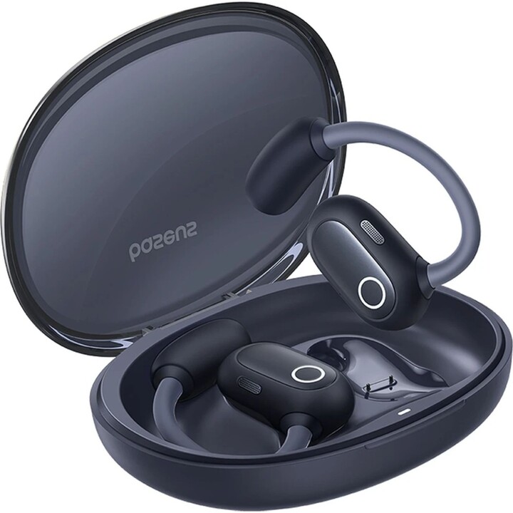 Fones de ouvido TWS abertos Eli Sport 1, preto cósmico