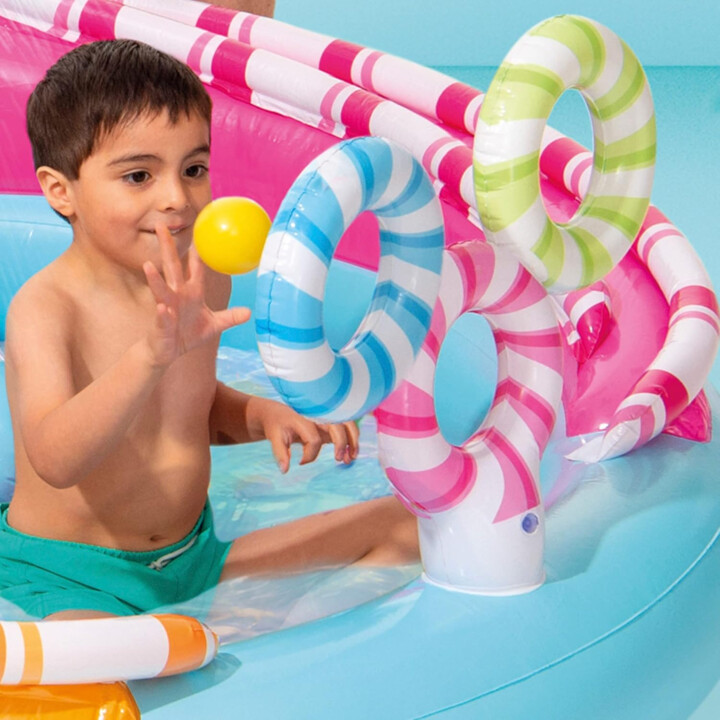 Intex 57144 in aufblasbare Kinderpool, Süßigkeitenspiele mit Folie ab 2 Jahren und up