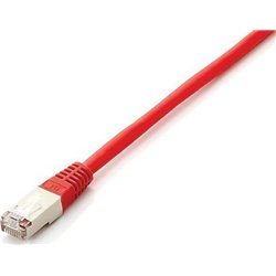 Cabo de Ligação EQUIP Cat6A S/FTP 2xRJ45 10m Vermelho LSZH Saco Plástico