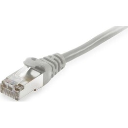 EQUIP Cat6 S/FTP 2xRJ45 Patch Cable 7,5m Gray LSZH Plastic Bag
