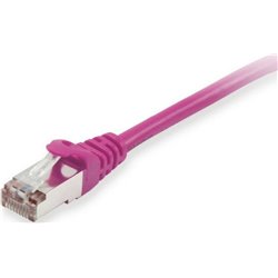 Cable de Conexión EQUIP Cat6A S/FTP 2xRJ45 de 20m, Púrpura, LSZH, Bolsa de Plástico