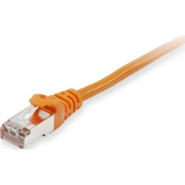 Cable de Conexión EQUIP Cat6A S/FTP 2xRJ45 de 25m, Naranja, LSZH, Bolsa de Plástico