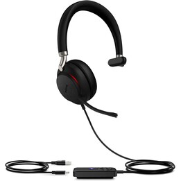 Fone de ouvido USB Yealink UH38 Mono UC-W/O BATUSB-C