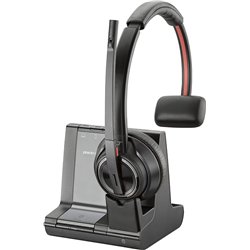 Auriculares Poly Savi 8210 UC con certificación DECT 1880-1900 MHz USB-A para Microsoft Teams (209212-02)