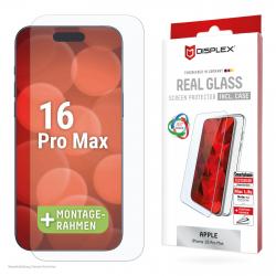 DISPLEX vetro temperato (10H) + custodia protettiva per Apple iPhone 16 Pro Max