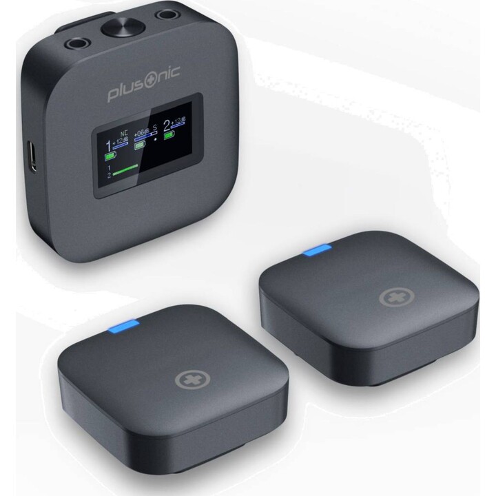 Plusonic Wireless Mikrofone Kit PS-TDS8 USB Type C/Lightning/3,5mm Klinke WiFi-Micro *ALLTRAVEL*