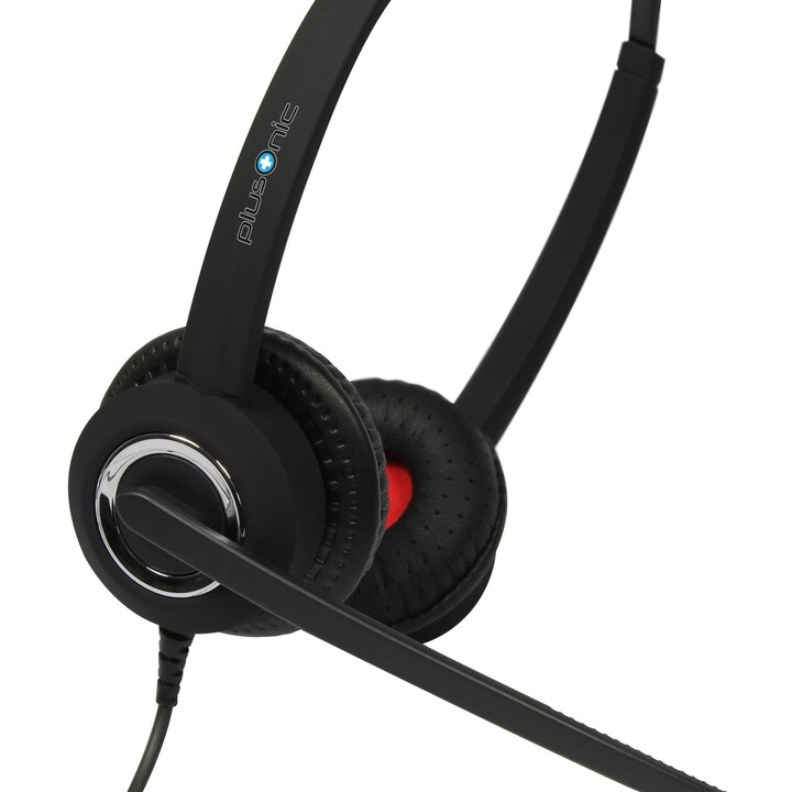 Casque USB Plusonic 10.2P, binaural, compatible BBB