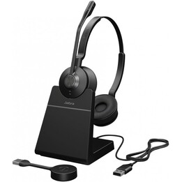 JabraEngage 55 SE Stereo Link400c MS com estação de carregamento