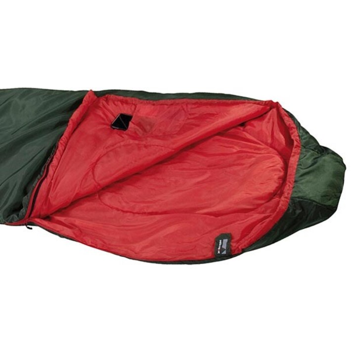 High Peak Lite Pak 1200 Mumienschlafsack Polyester Grün, Rot
