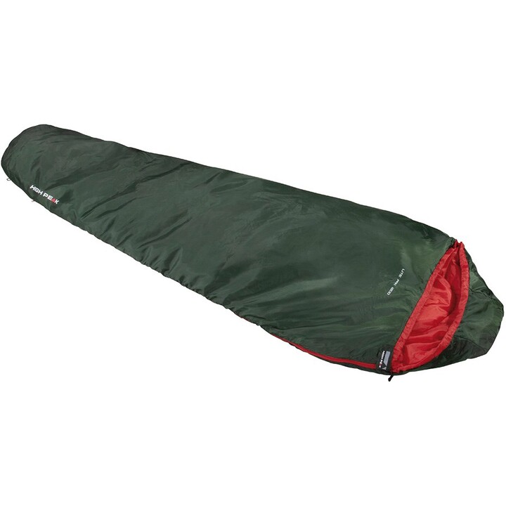 High Peak Lite Pak 1200 Mumienschlafsack Polyester Grün, Rot
