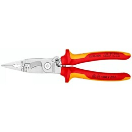 Knipex 1396200, Alicates para instalaciones eléctricas, rojo/amarillo