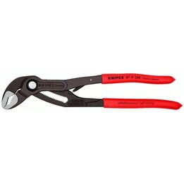 Alicates para bombas de agua KNIPEX Cobra, longitud 250 mm, superficie lacada, mangos recubiertos de plástico