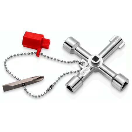 Llave para armario de control Para todos los armarios estándar y sistemas de cierre, Longitud 76 mm