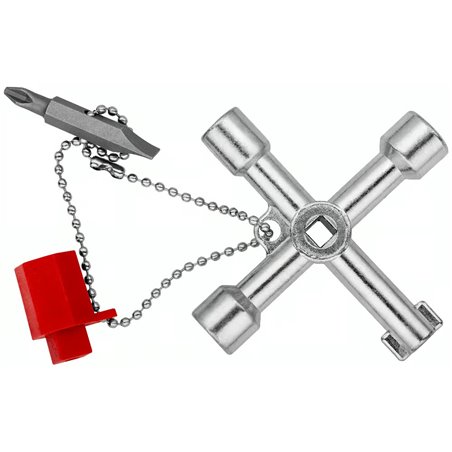 Llave para armario de control Para todos los armarios estándar y sistemas de cierre, Longitud 76 mm
