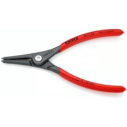 Alicate de precisão para circlips externos em eixos, comprimento 180 mm, superfície lacada