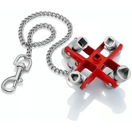 Llave universal para todos los armarios y sistemas de cierre estándar, longitud 96 mm