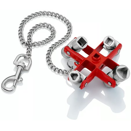 Llave universal para todos los armarios y sistemas de cierre estándar, longitud 96 mm