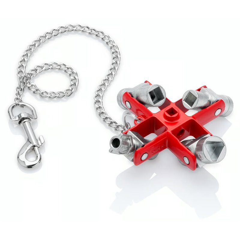 Llave universal para todos los armarios y sistemas de cierre estándar, longitud 96 mm