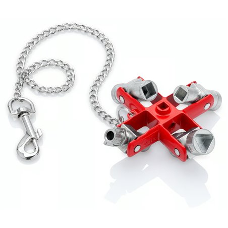 Llave universal para todos los armarios y sistemas de cierre estándar, longitud 96 mm