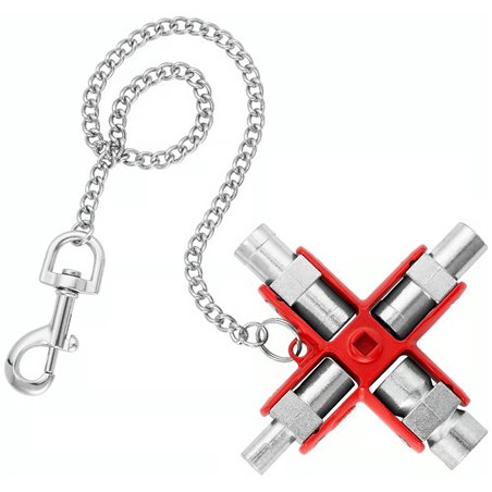 Llave universal para todos los armarios y sistemas de cierre estándar, longitud 96 mm