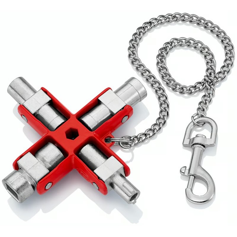 Llave universal para todos los armarios y sistemas de cierre estándar, longitud 96 mm