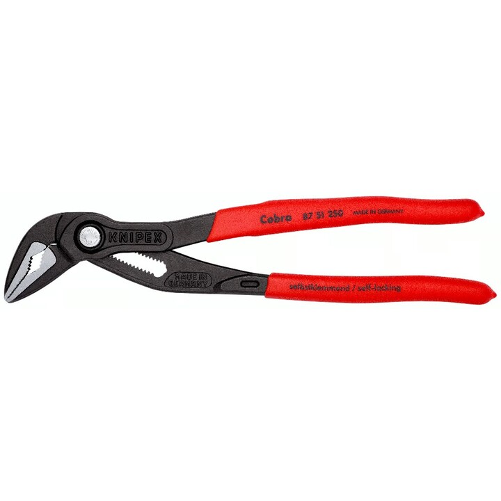 Alicates de bomba de agua de Cobra Cobra de knipex extra-limas, longitud 250 mm, superficie lacada