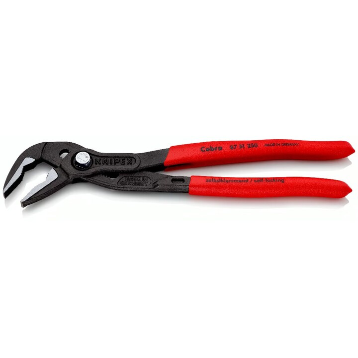 Alicates de bomba de agua de Cobra Cobra de knipex extra-limas, longitud 250 mm, superficie lacada