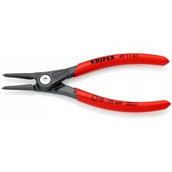 Pinze per cerchia di precisione per cerchi esterni su alberi, lunghezza 140 mm, laccatura superficiale