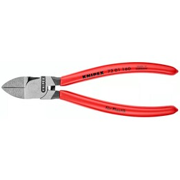 KNIPEX 72 01 160 Alicates de corte diagonal para plástico, 160 mm, plástico