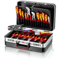 Maletín de herramientas Vision24 Electric 20 piezas, longitud 180 mm