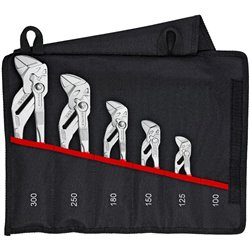 Juego de alicates llaves inglesas 5 piezas, longitud 340 mm