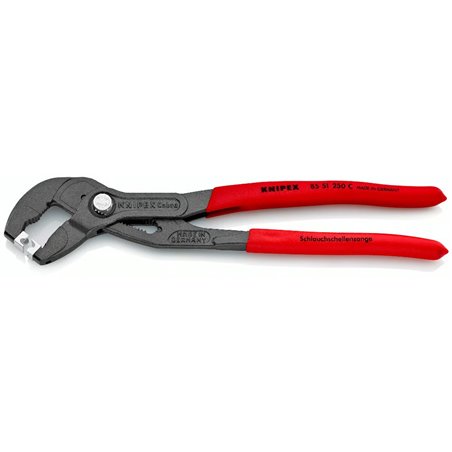 Alicates para abrazaderas de manguera Para abrazaderas de clic, Longitud 250 mm, Superficie lacada