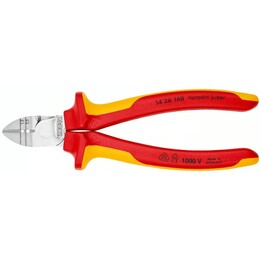 Knipex 1426160, Pelacables Diagonal, Rojo/Amarillo