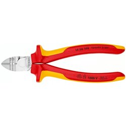 Stripper de isolamento diagonal, comprimento 160 mm, superfície cromo, alças com vários componentes