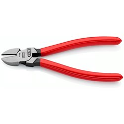 Cortador diagonal, longitud 160 mm, superficie lacada, empuñaduras recubiertas de plástico