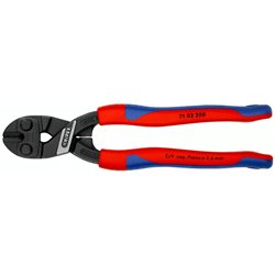 Cortadores compactos de parafusos compactos de knipex, comprimento 200 mm, superfície lacada, garras com vários componentes