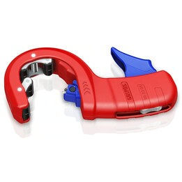 Knipex DP50-Rohrschneider für Plastikabflussrohre, Länge 202 mm, Oberflächenchrom