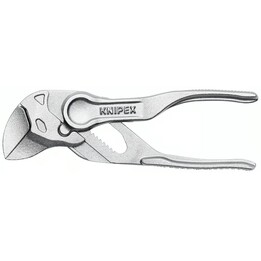 Knipex 8604100, Alicates de precisión XS, llave de 100 mm, plata