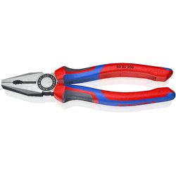 Alicate combinado, comprimento 200 mm, superfície lacada com alças de conforto