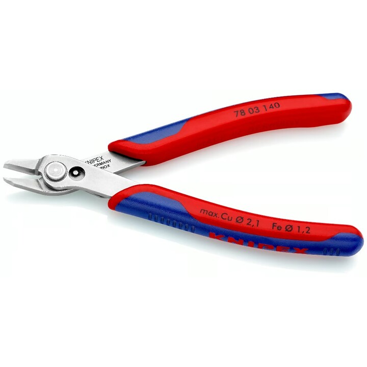 Electronic Super-knips XL, Length 140 mm, Surface lacquered, multi-component grips