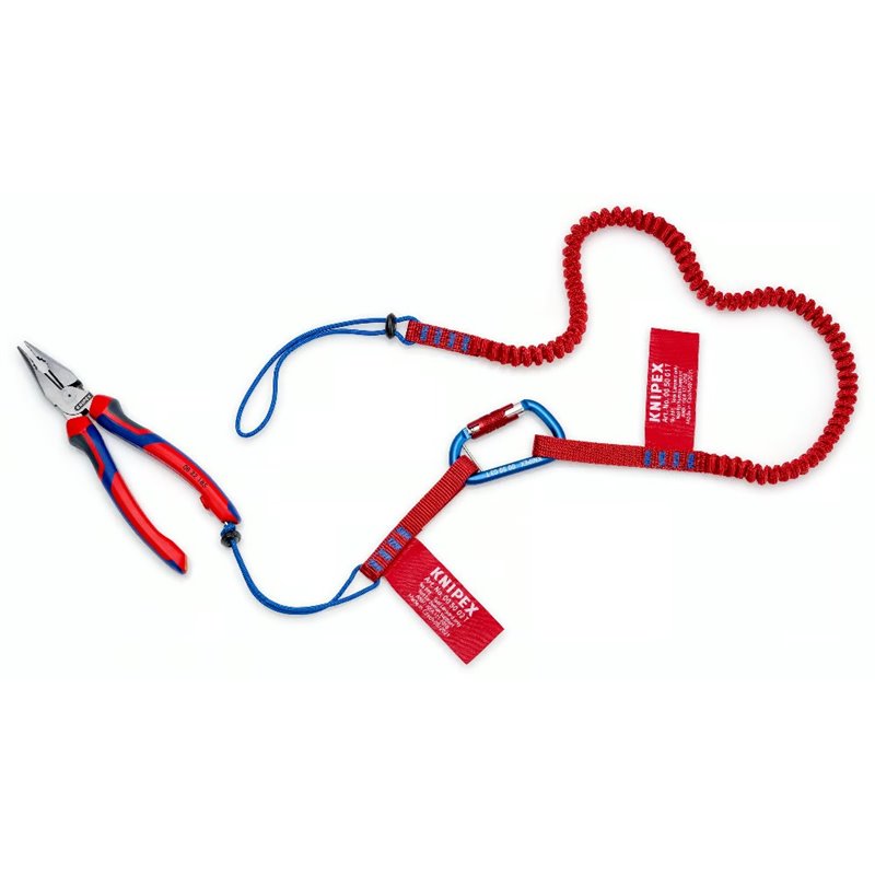 Pinze combinate a naso ad aghi, lunghezza 185 mm, laccatura superficiale, impugnature con manici di comfort