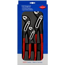 Conjunto de jacarés de knipex 1 x 88 01 180, 1 x 88 01 250, 1 x 88 01 300
