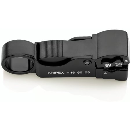 Strumento di stripping per cavo coassiale, lunghezza 105 mm