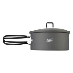 ESBIT PT1100HA utensilio de cocina para camping Cazuela 1,1 L Aluminio, Negro